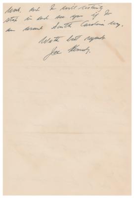 Lot #107 Joseph P. Kennedy, Jr. Rare WWII-Dated Autograph Letter Signed - Image 2