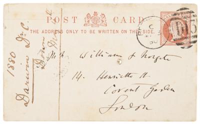 Lot #176 Charles Darwin Autograph Letter Signed Seeking an Essay on Evolution - Image 2