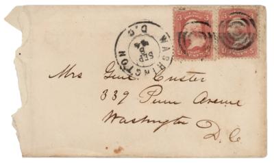 Lot #295 George A. Custer Hand-Addressed Mailing Envelope - Image 1