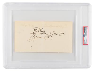 Lot #224 Franz Ferdinand Signature - Image 1
