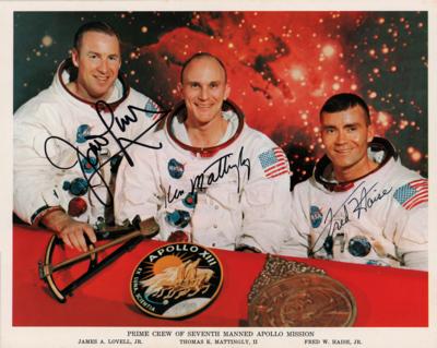 Lot #331 Apollo 13 Signed Photograph
