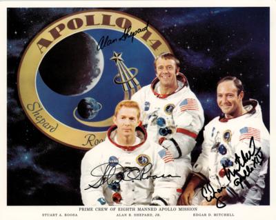 Lot #336 Apollo 14 Signed Photograph - Image 1