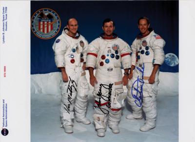 Lot #341 Apollo 16 Signed Photograph