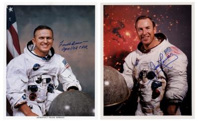 Lot #352 Apollo 8: Frank Borman and James Lovell (2) Signed Photographs - Image 1