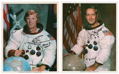 Lot #354 Apollo 9: Jim McDivitt and Rusty Schweickart (2) Signed Photographs - Image 1