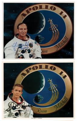 Lot #338 Apollo 14: Edgar Mitchell and Stuart A. Roosa (2) Signed Photographs - Image 1