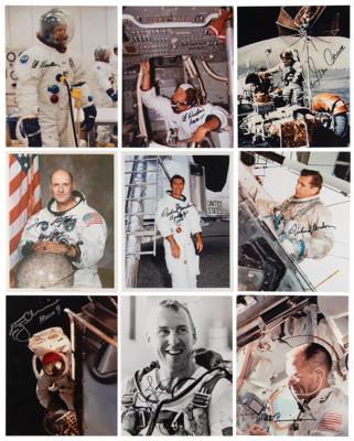 Lot #355 Apollo Astronauts (13) Signed Photographs