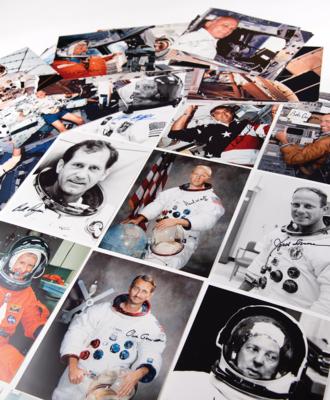 Lot #391 Skylab and Space Shuttle Astronauts Collection of (48) Signed Photographs - Image 1