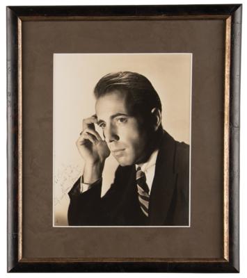 Lot #555 Humphrey Bogart Early Signed Portrait Photograph - Image 2