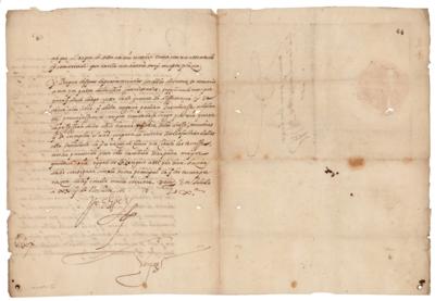 Lot #249 King Philip II of Spain Letter Signed - Image 2