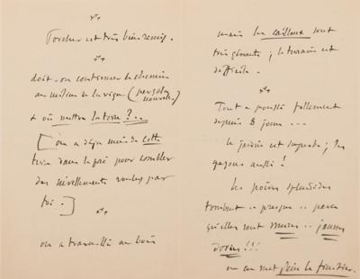 Lot #512 Jules Massenet (4) : Autograph Letters Signed (3) + Autograph Letter (1) - Image 6