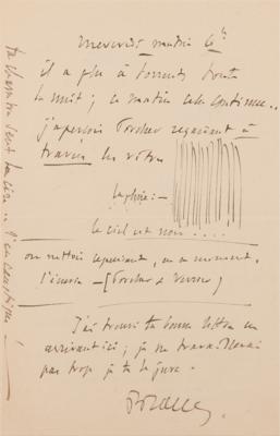 Lot #512 Jules Massenet (4) : Autograph Letters Signed (3) + Autograph Letter (1) - Image 7