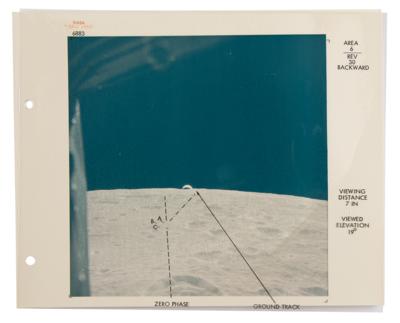 Lot #386 Apollo 14 'Crew Copy' Lunar Surface Visual Test Training Binder with (70) NASA Photographs -From the Collection of Stuart A. Roosa - Image 6