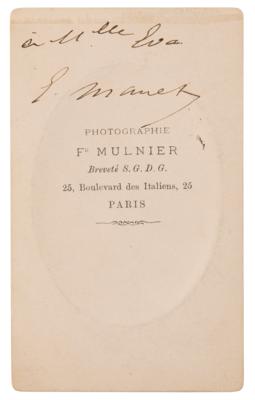 Lot #398 Edouard Manet Signed Photograph - Image 4