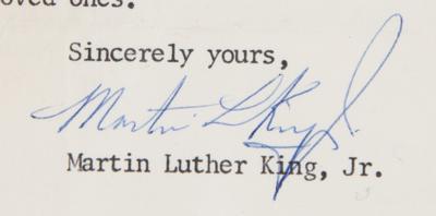 Lot #170 Martin Luther King, Jr. Typed Letter Signed on Civil Rights Movement: "Our nation is moving towards its proper and pronounced ideal of real democracy and equality for all citizens" - Image 2