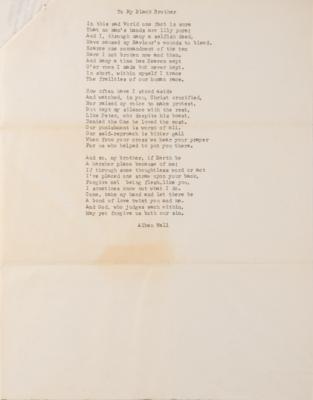 Lot #170 Martin Luther King, Jr. Typed Letter Signed on Civil Rights Movement: "Our nation is moving towards its proper and pronounced ideal of real democracy and equality for all citizens" - Image 3