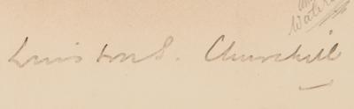 Lot #159 Winston Churchill Signed Photograph (c. 1915) - Image 3