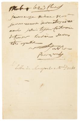 Lot #280 Napoleon Rare Autograph Letter Signed - Image 1