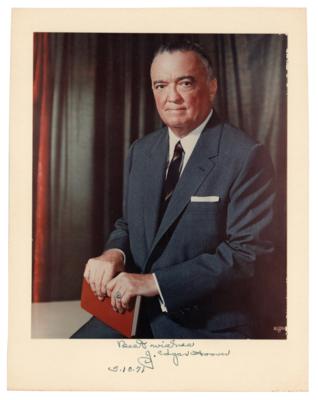 Lot #236 J. Edgar Hoover Signed Photograph - Image 1