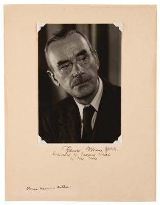 Lot #463 Thomas Mann Signed Photograph