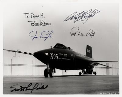 Lot #395 X-15 Pilots Multi-Signed Photograph - Image 1