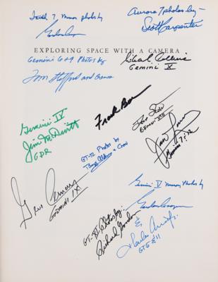 Lot #358 Astronauts Multi-Signed (12) Book - 'Exploring Space with a Camera' - Image 2