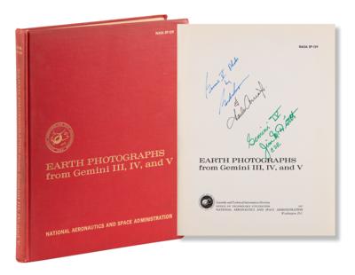 Lot #366 Gemini Astronauts (3) Signed Book: Gordon Cooper, Charles Conrad, and Jim McDivitt - Image 1