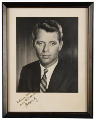 Lot #240 Robert F. Kennedy Signed Photograph