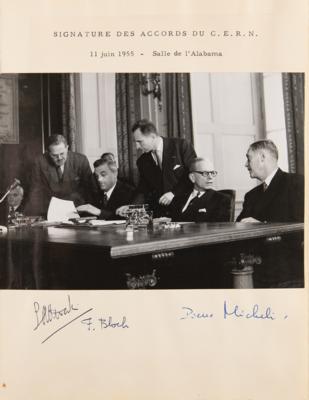 Lot #194 Notables: Niels Bohr, John Cockroft, Haile Selassie, Muammar Gaddafi, Chen Yi, Eleanor Roosevelt, and Others Signed Guest Book - Image 6