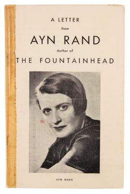 Lot #468 Ayn Rand Typed Letter Signed on The Fountainhead - Image 5