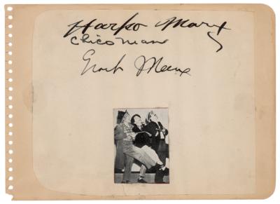 Lot #617 Marx Brothers Signatures - Image 1