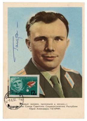 Lot #364 Yuri Gagarin Signed Photograph - Image 1