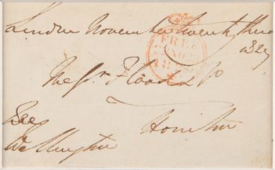 Lot #311 Duke of Wellington Signed Free Frank - Image 2