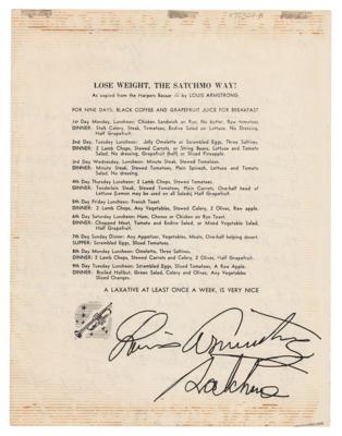 Lot #488 Louis Armstrong Autograph Letter Signed - Image 2