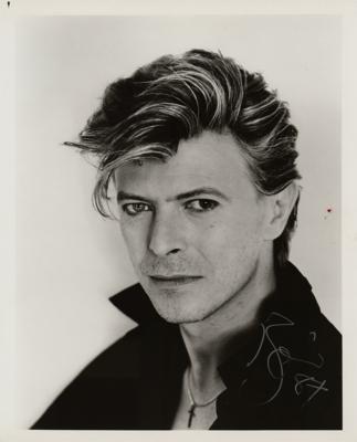 Lot #528 David Bowie Signed Photograph