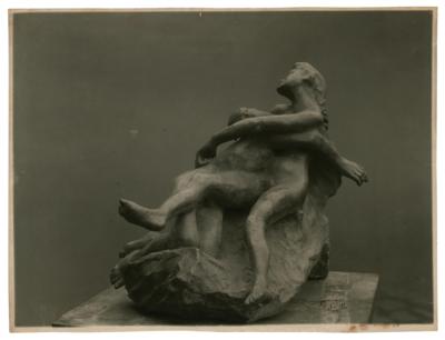 Lot #407 Auguste Rodin Signed Photographic Print - 'Daphnis et Lycénion' - Image 1