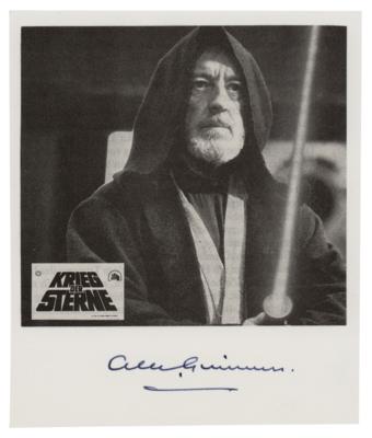 Lot #632 Star Wars: Alec Guinness Signature - Image 1