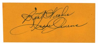 Lot #667 Jesse Owens Signature