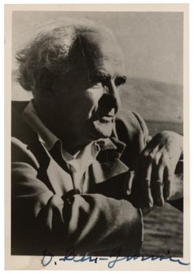 Lot #203 David Ben-Gurion Signed Photograph