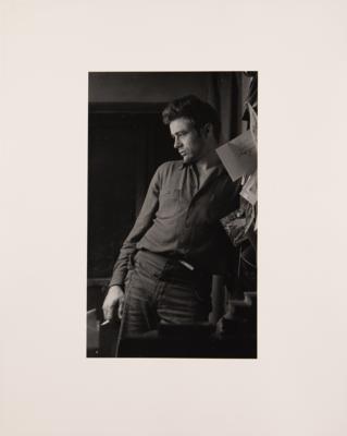 Lot #593 James Dean Original Oversized Photographic Print by Roy Schatt - Image 1