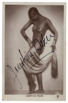 Lot #577 Josephine Baker Signed Photograph