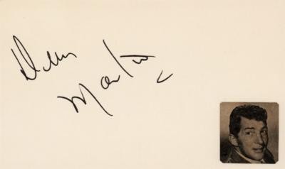 Lot #616 Dean Martin Signature - Image 1