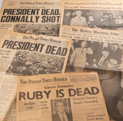 Lot #142 Kennedy Assassination (5) Partial Dallas