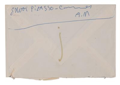 Lot #404 Pablo Picasso Autograph Noted Signed on a Handwritten Letter from His Wife - Image 3