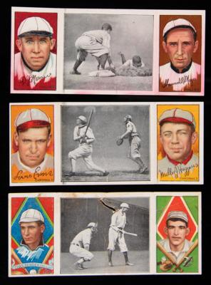 Lot #657 1912 T202 Hassan Triple Folders Lot of (9) with HOFers - Image 3