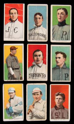 Lot #646 1909-11 T206 Lot of (18) Baseball Cards with Sovereign Backs - Image 1