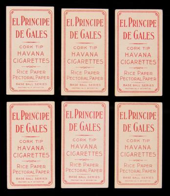 Lot #644 1909-11 T206 Lot of (10) Baseball Cards with Sovereign and El Principe de Gales Backs - Image 2