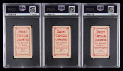 Lot #649 1909-11 T206 Lot of (3) HOFers - PSA GOOD 2 and GOOD+ 2.5 - Image 2