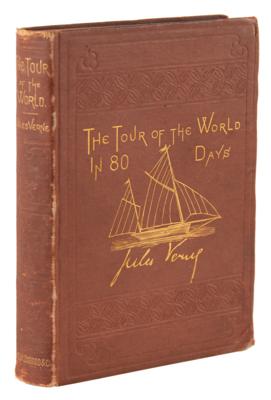 Lot #480 Jules Verne: Tour of the World in 80 Days (Early American Printing) - Image 1