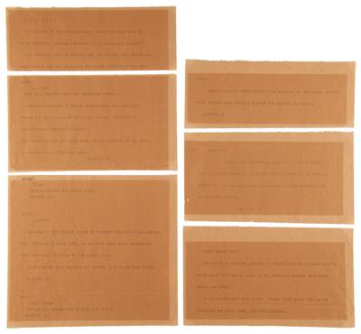 Lot #675 Lee Harvey Oswald and Jack Ruby (6) Teletype Reports - Image 1